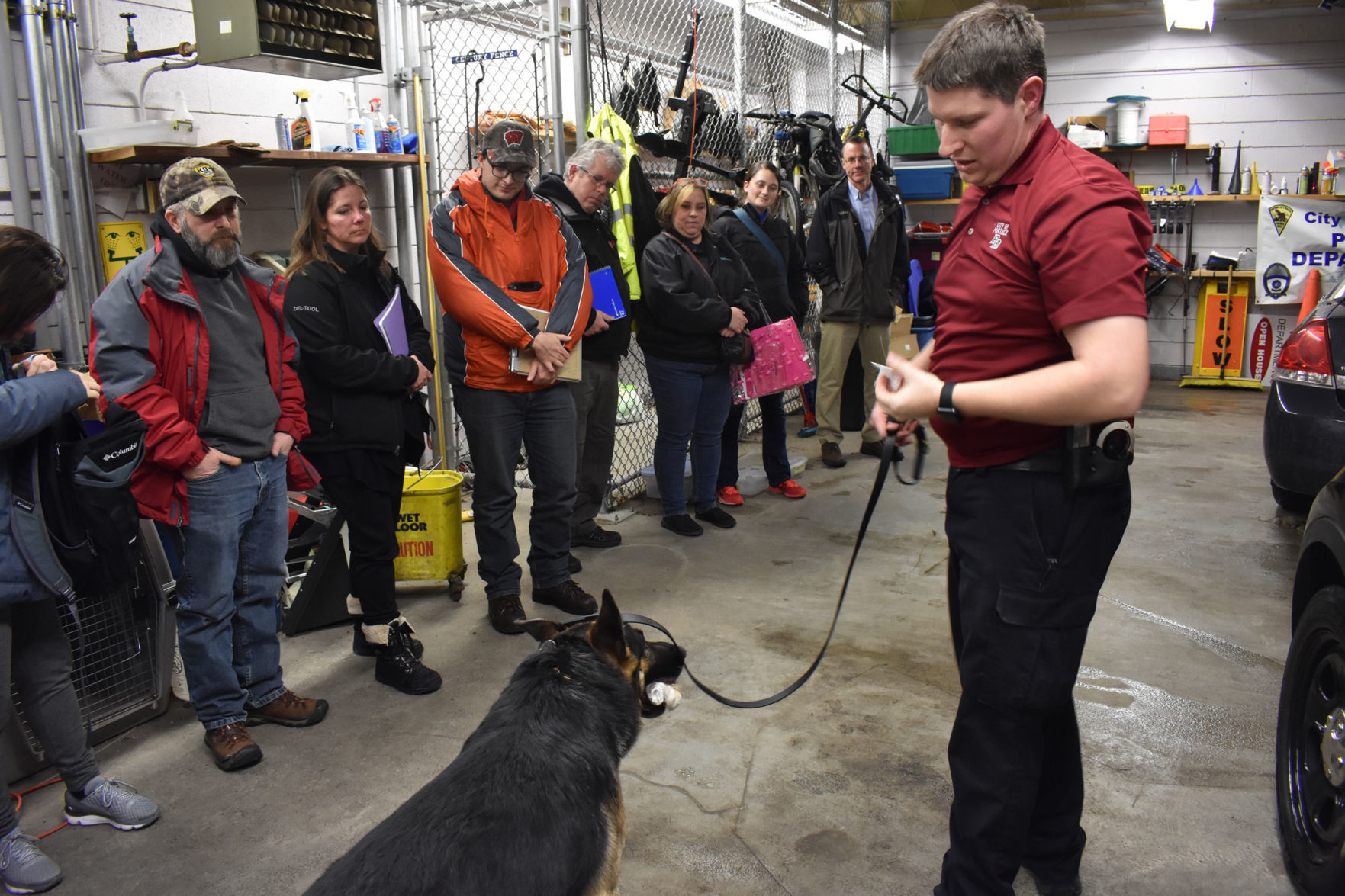 Ben Neumann and K-9 Ares